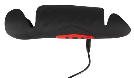 Черный вибромастурбатор с трехточечной стимуляцией Penis Trainer with 3 Point Stimulation